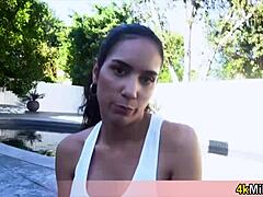 SPORTY STEPMOM'S OUTDOOR TABOO FUCK HAS HER BEGGING FOR MORE!