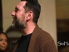 Avery Jane's Curvy Ebony Pussy Takes Double Penetration In Taboo Cinema Fuck While Staying Quiet For The Job