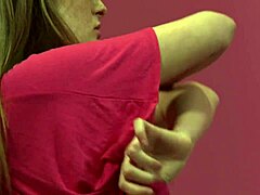 Faye and Georgia Grind Pussies Strapon Play Bedroom Cunnilingus