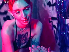 tiny feet torment leads to total lesbian surrender