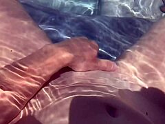 artemisia love fingers wet milf pussy deep in jacuzzi pov session