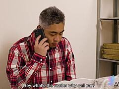 busty chinese jinbaona moans loud getting licked n fucked deep 👄🍑