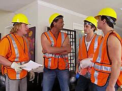 skinny teen jenna justine, ready for wrecking crew's old young gangbang deepthroat?