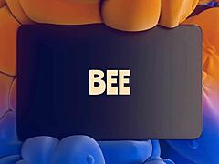 Bee pukes delivers sloppy deepthroat blowjob and rimjob on full red