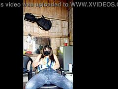 my stepsis slut shows off her big tits online losing all shame