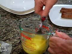 stepmom Kymber Leigh feels so good for breakfast pounding in taboo roleplay