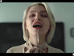 flexy alexa gets wet shaved pussy double penetrated hardcore by gonzo big cocks