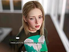 cute teen babe in lingerie gets horny during massage turning into hardcore ass kissing roleplay