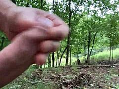 Clitlicker662 flashes wet pussy orgasms solo in forest exhibitionist update