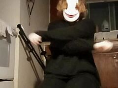 amateur workout session with pumping music beats