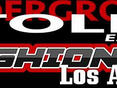 blonde yoga babe's thong panties soaked at beach party?