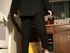 amateur workout session with pumping music beats