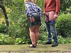 please son-in-law cum all over my leather skirt