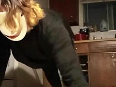 amateur workout session with pumping music beats