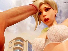 mercy's nude beach vacation packed with big cock pussy orgasms