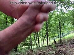 Clitlicker662 flashes wet pussy orgasms solo in forest exhibitionist update