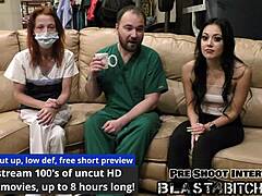 blaise celeste in latex nurse gloves moans pierced nipples pov as patient facefucks her pussy missionary then cums