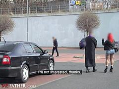 Gas station gloryhole deviante rough fucks redhead big tits babe doggystyle! 💦