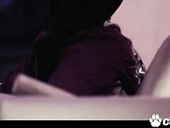 zara and amabella rip clothes dance then strapon fuck lick orgasms at club