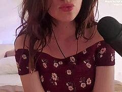 German Teen's Sultry Dirty Talk Lick My Pussy JOI Instructions Close-Up Moans Orgasm Clit Play