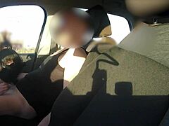 stranger spies wife deepthroating cock in school lot car quickie