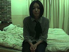 Horny Japanese milf's hairy pussy and ass filled with jizz in doggystyle riding cumshot!