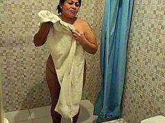 Best Friend's Sexy Mommy Caught In Shower Gives Me Blowjob Part 1