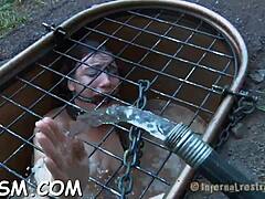 t beauty's fuck holes get pounded by toys and cock in hardcore bdsm session