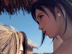 final fantasy babes bend over for beach threesome doggystyle pounding intrigue