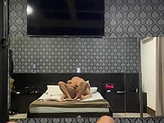 Brunette Mature Rips Clothes Teases Slaps Tits