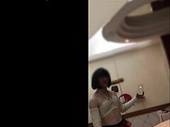 Sext Crossdresser in Schoolgirl Cosplay Uniform Fucks Ass