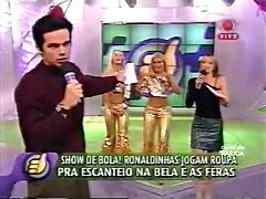 Team Ronaldinhas Rips Clothes In Brazilian Striptease 2001