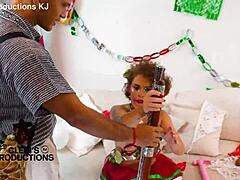 pretty huge ass gaped by double anal fisting toys