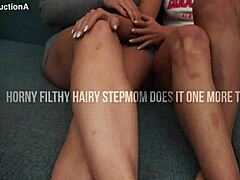 horny filthy hairy stepmom squirts huge and gets nasty again!!
