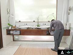 Brett Rossi and stepbae Jane Wilde nuru massage me