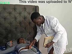 Young Pussy Dripping as Doctor Rips Clothes for Black Cock Doggystyle Squirting Ride!