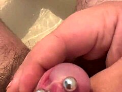 solo bdsm man unleashes intense cumshot after torturous play session -157- 18+