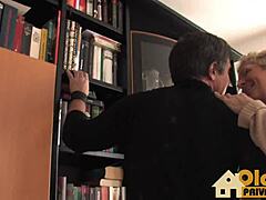 Big Granny Tits Bounce For Boss Fuck!