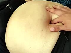 Amateur milf belly fetish leads to intense orgasmic release