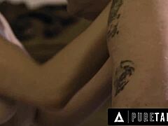 innocent teen watches milf lauren phillips ride dick chibbles sloppy deepthroat