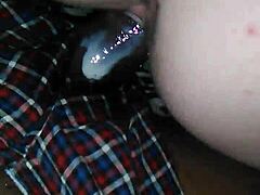 She takes monster big black cock deep in her wet ass