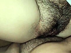 Latina Maria Fucked Easily By Small Cock Creampie Closeup