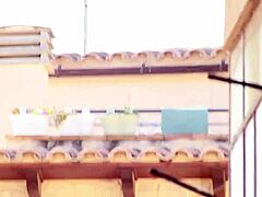 neighbor catches me in lingerie and blackmails me to upload this spying video now!