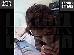 Fiesta argentina couple: she deepthroats monster cock after moving in