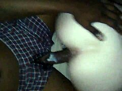 She takes monster big black cock deep in her wet ass