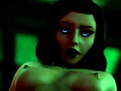 big breasted slut elizabeth pounds tight bald squirting pussy with dildo machine