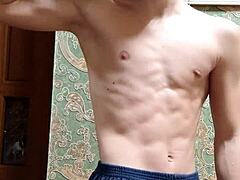 Skinny Boy Celebrates Happy New Year Fun