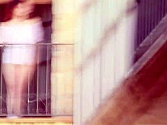 neighbor catches me in lingerie and blackmails me to upload this spying video now!
