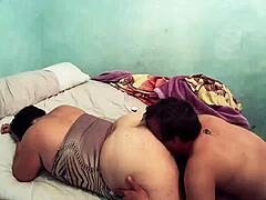 Fat ass filled with hot wax then pussy devoured in hardcore candle fetish fuck