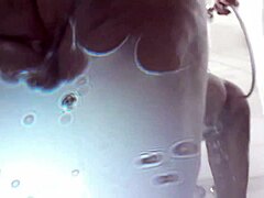 Caramel slim ebony milf spreads ghetto hood ass for fat black cock pounding